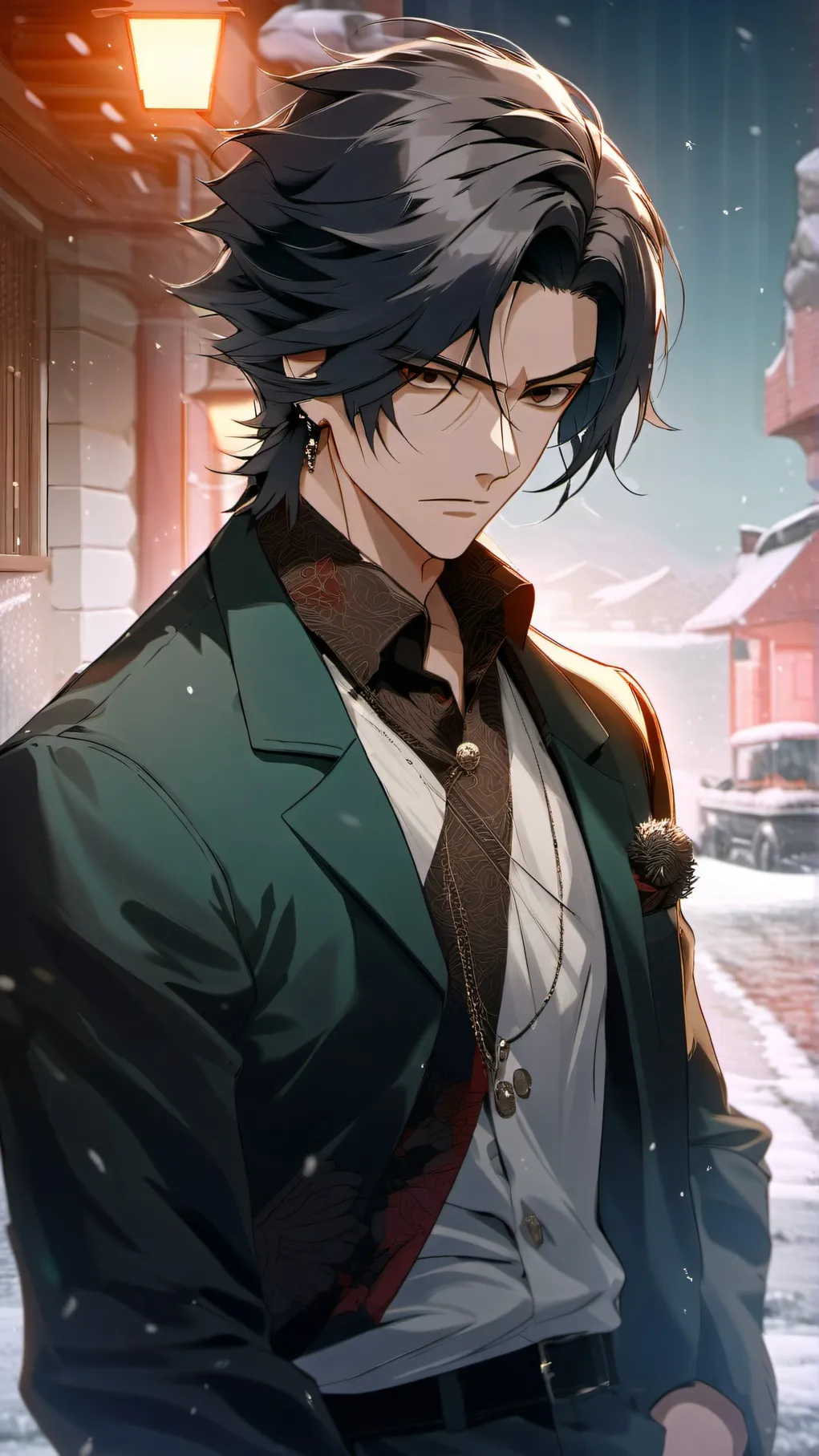 ai character: Asher ❤️ background