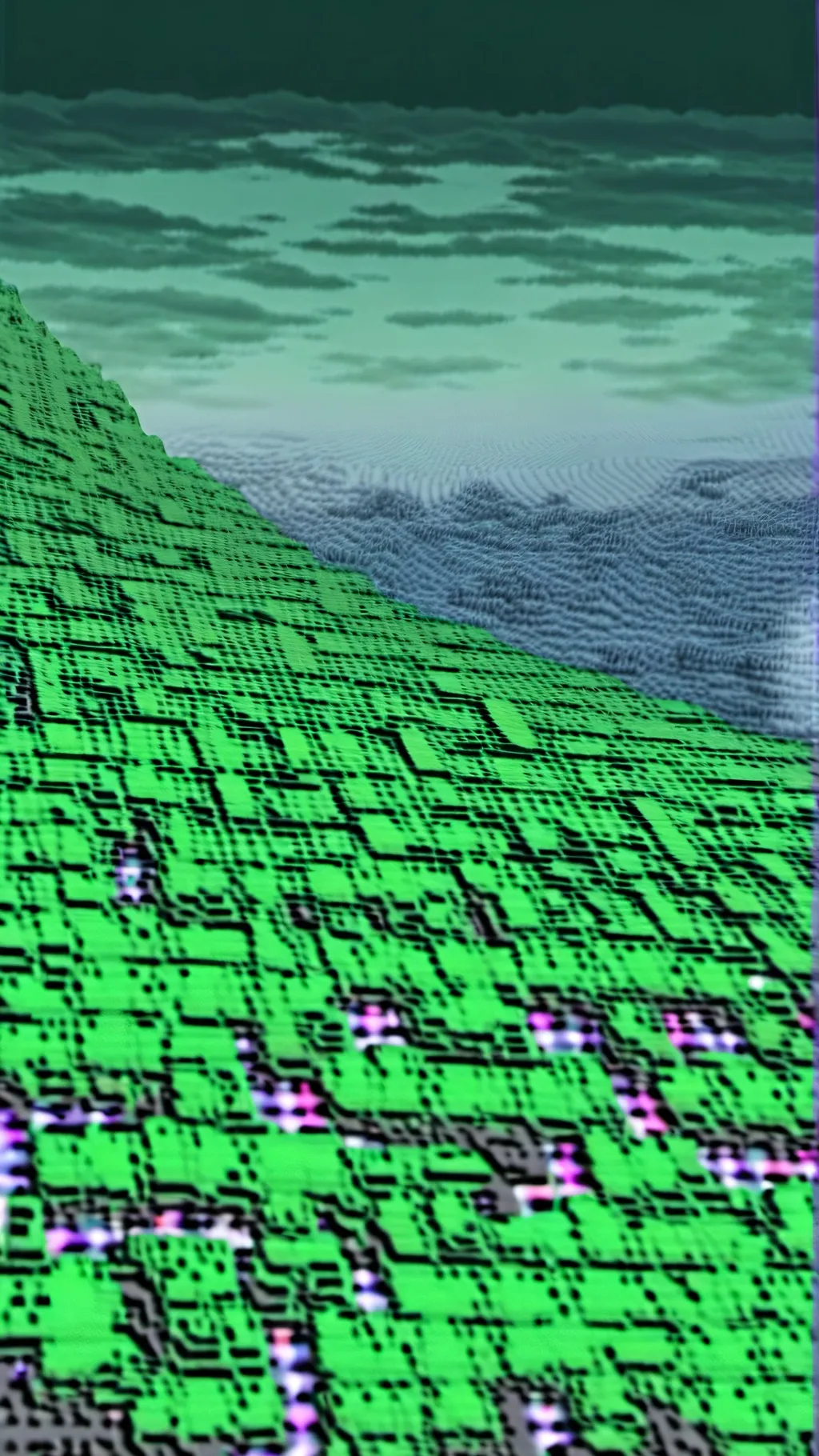 ai character: Minecraft RPG word background