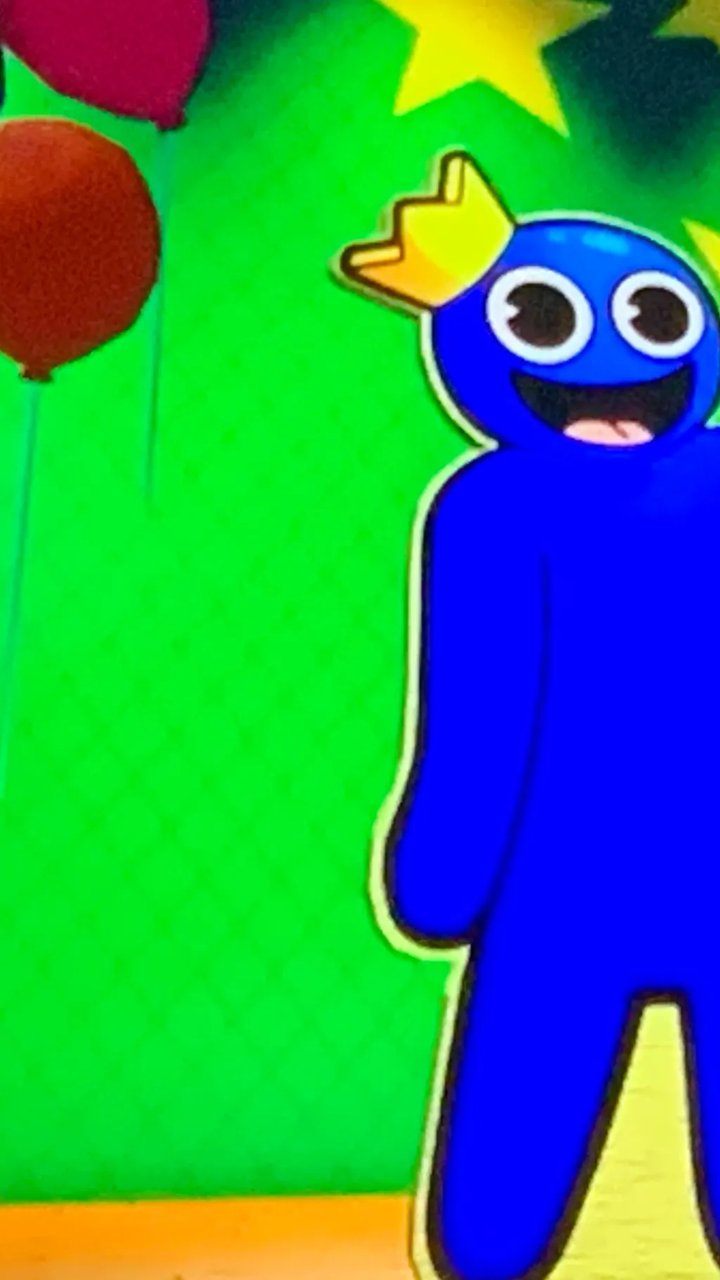 ai character: Rainbow friends background