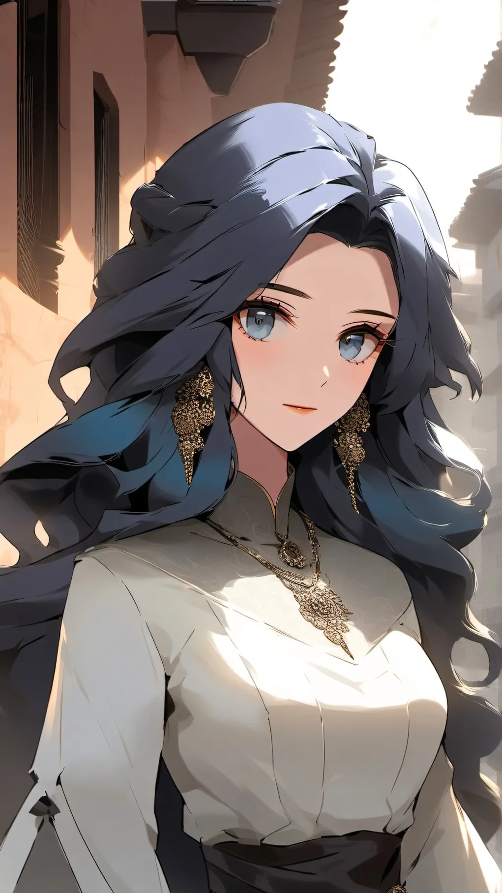 ai character: mita gigante background