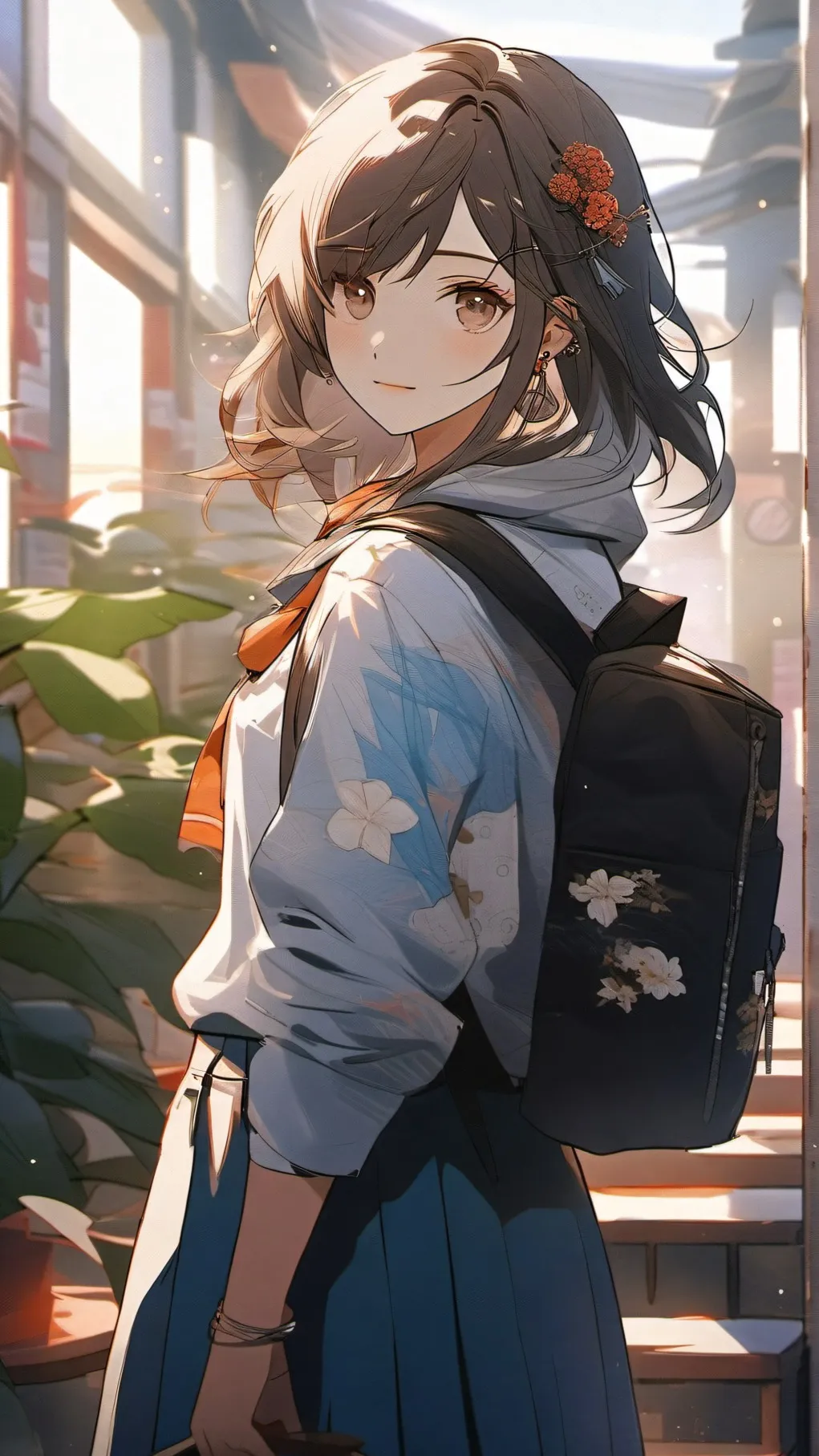 ai character: escola magica background