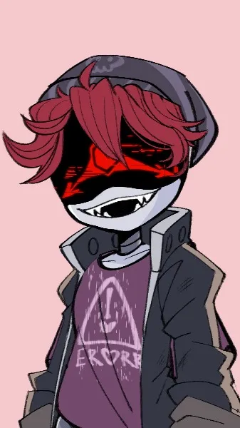 ai character: R.E.D  background