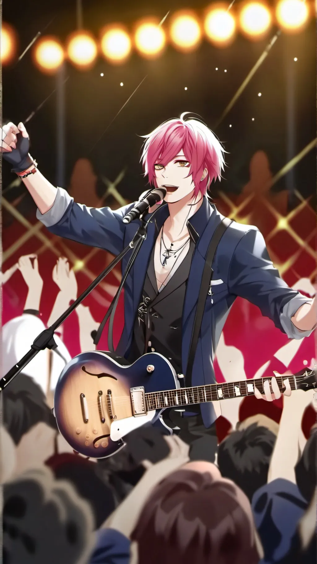 ai character: alien stage  background