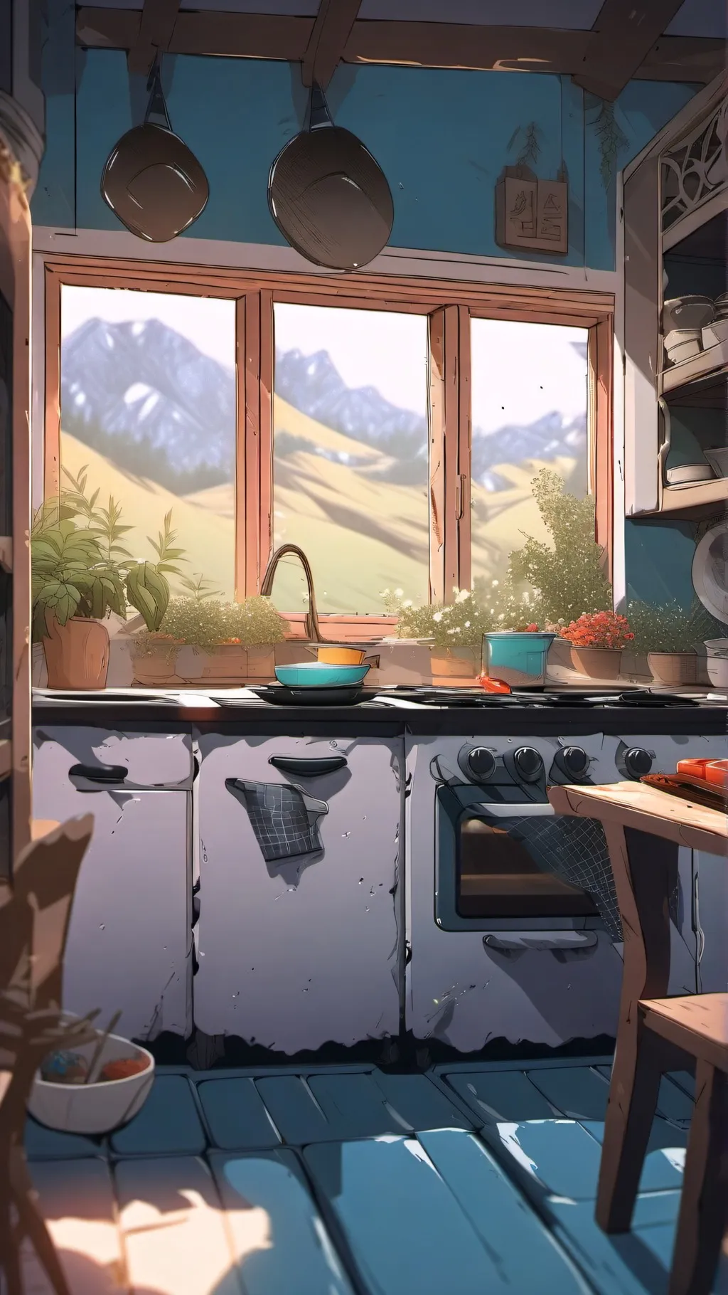 ai character: Forsaken sleepover background