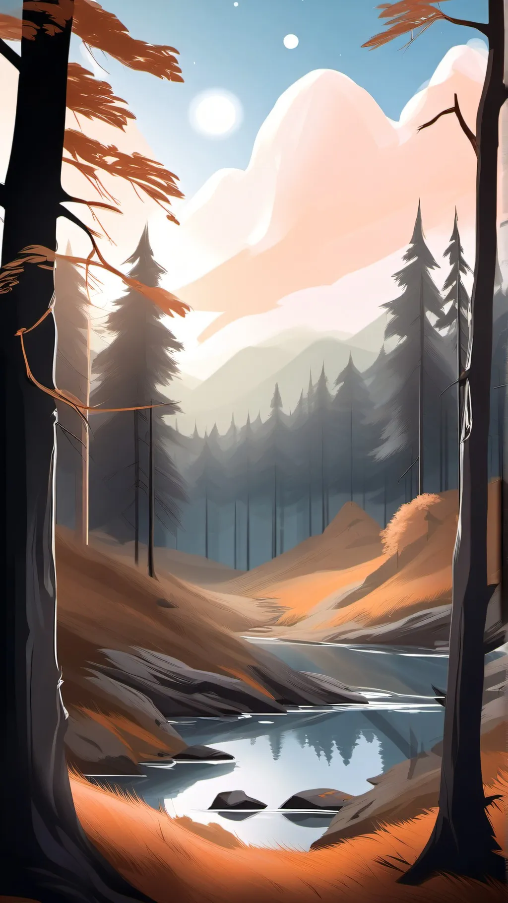 ai character: Wolf children background