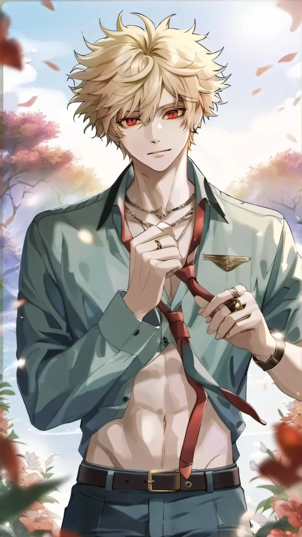 ai character: bakugo background