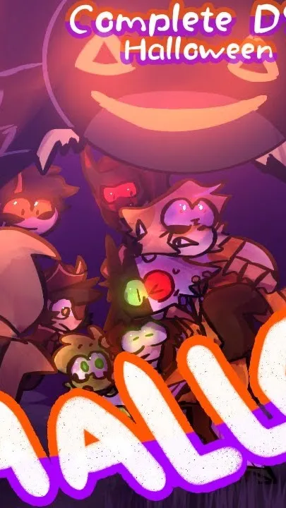 ai character: Dsmp Halloween background