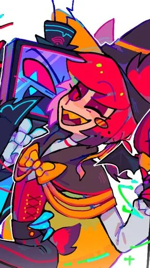 ai character: Radiostatic background