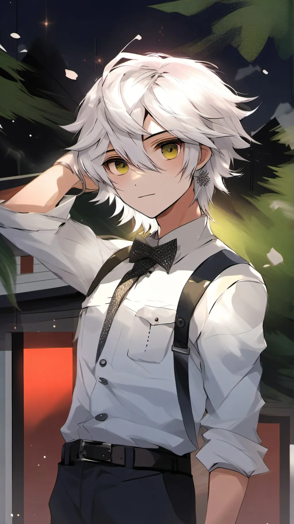 ai character: Cute Femboy background