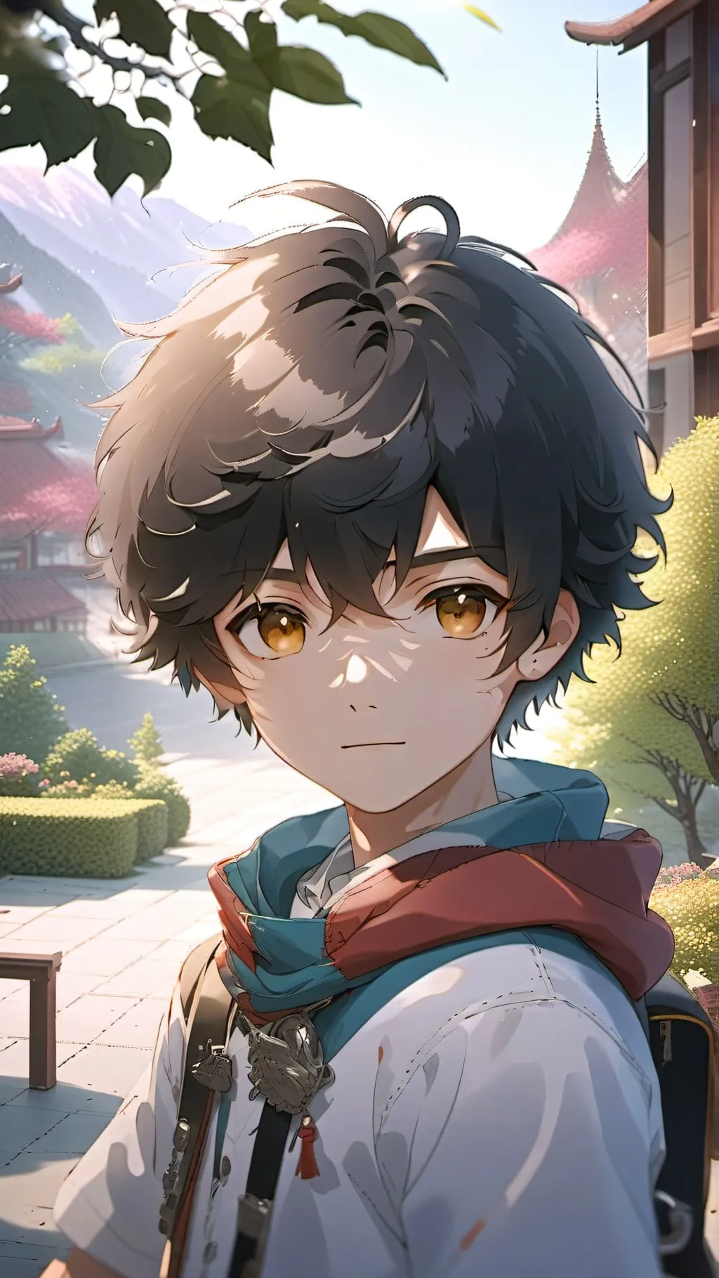 ai character: Weird School background