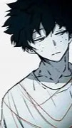 ai character: Deku [tired]  background