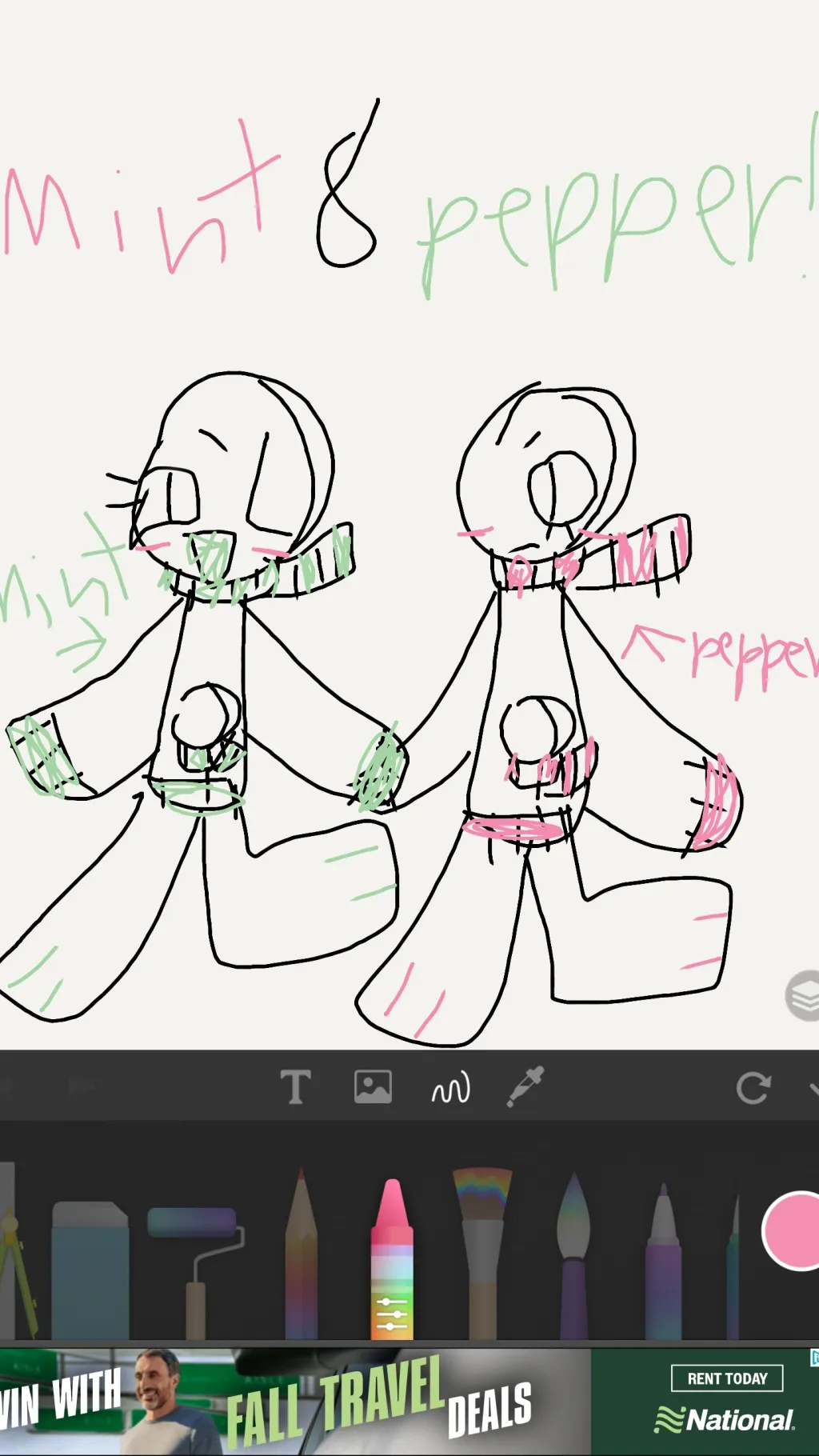 ai character: Meet mint&pepper! background