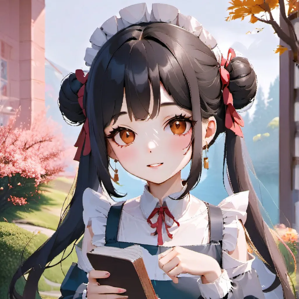 chat with ai character: Kdh maid dress🫢😨