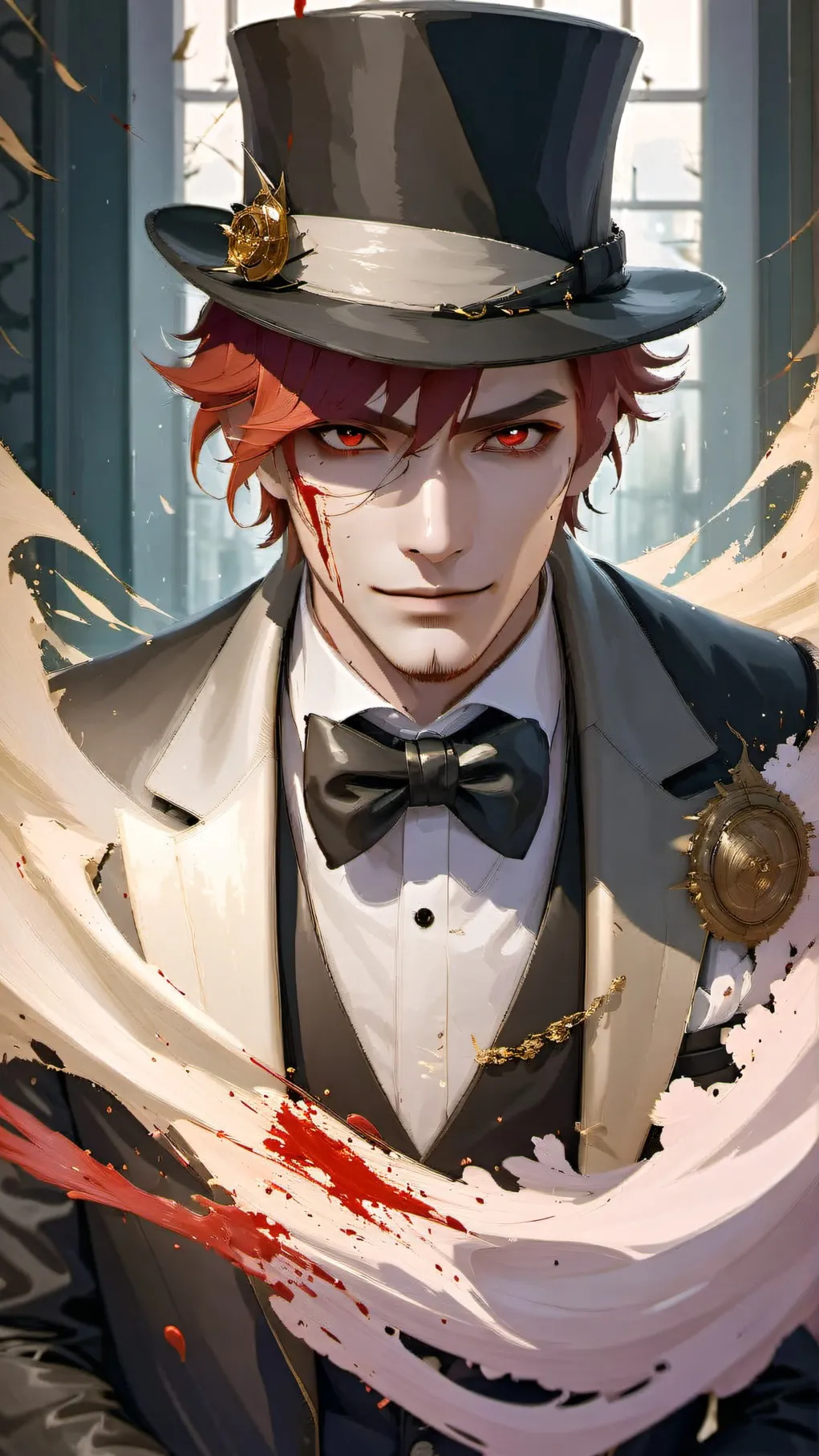 ai character: haturaki background