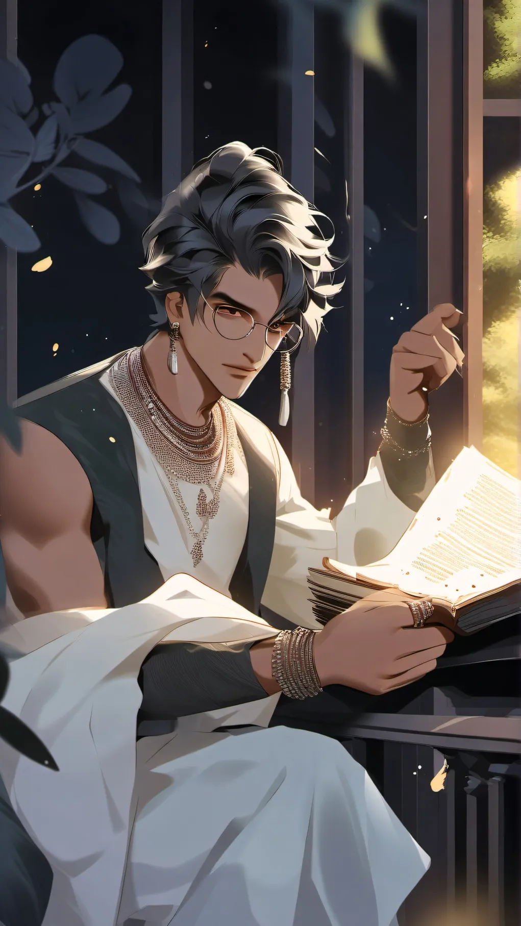 ai character: SaurabhAI background