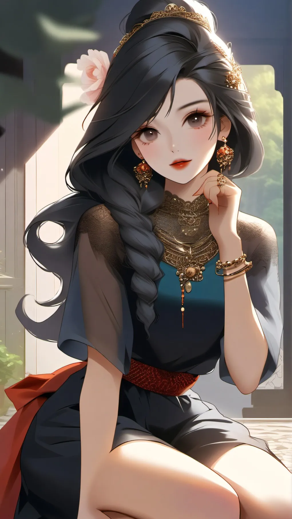 ai character: Maya background