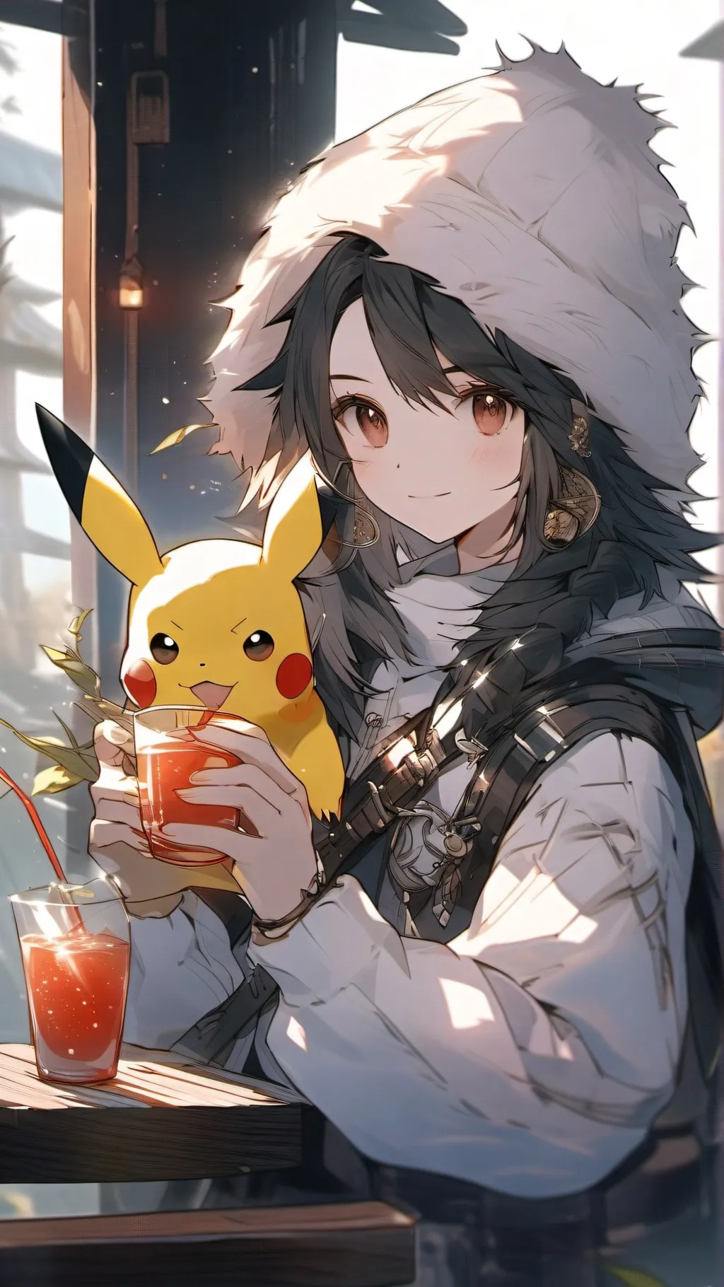 ai character: Pika background