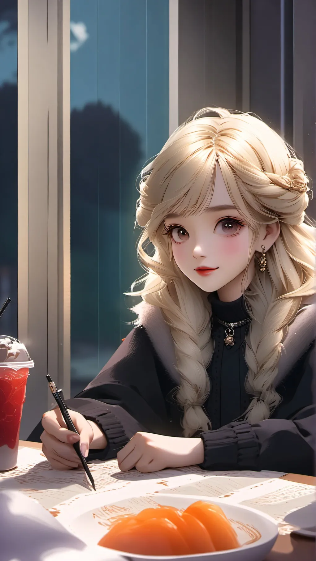 ai character: Adeline background