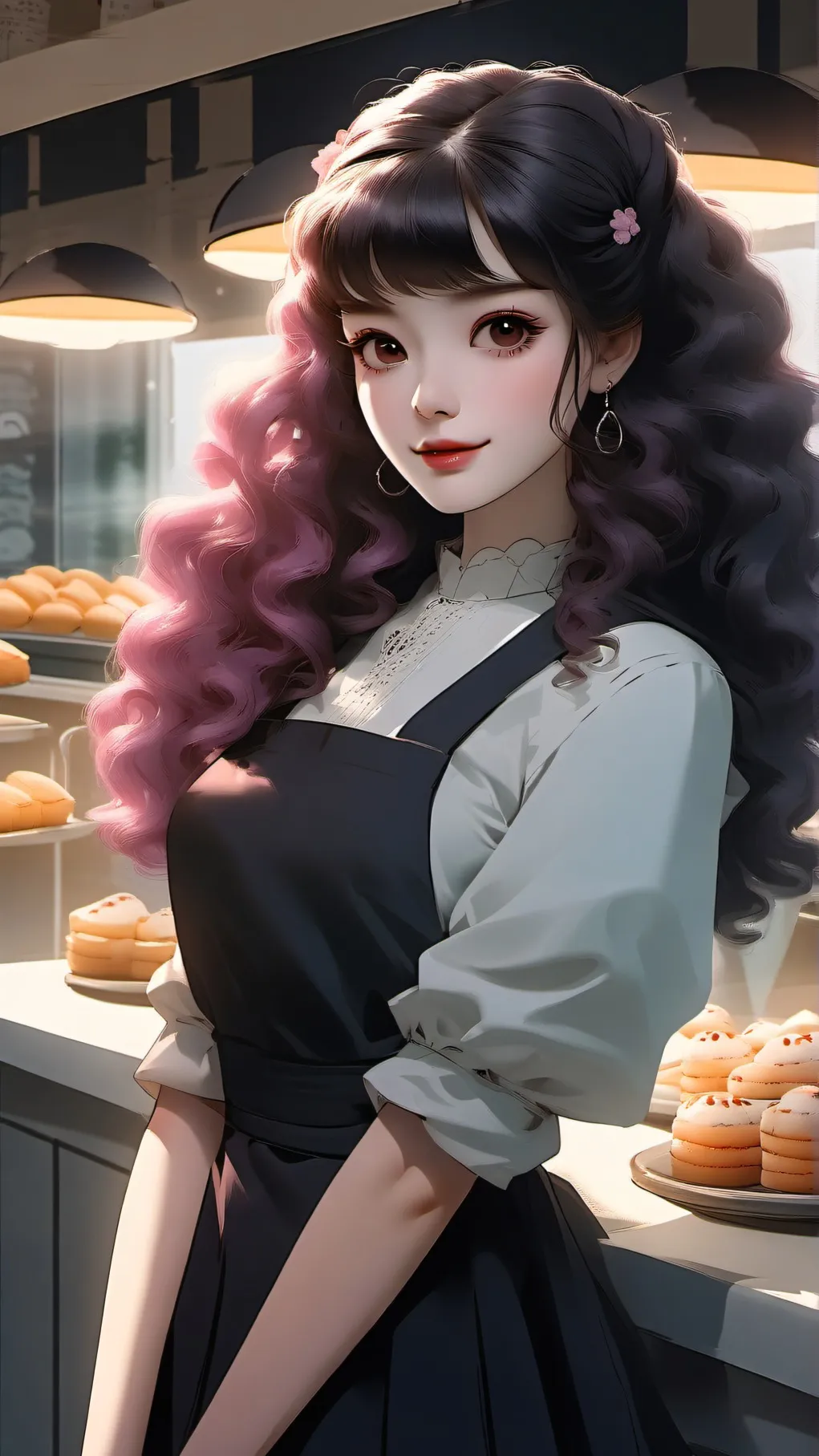 ai character: Milina  background