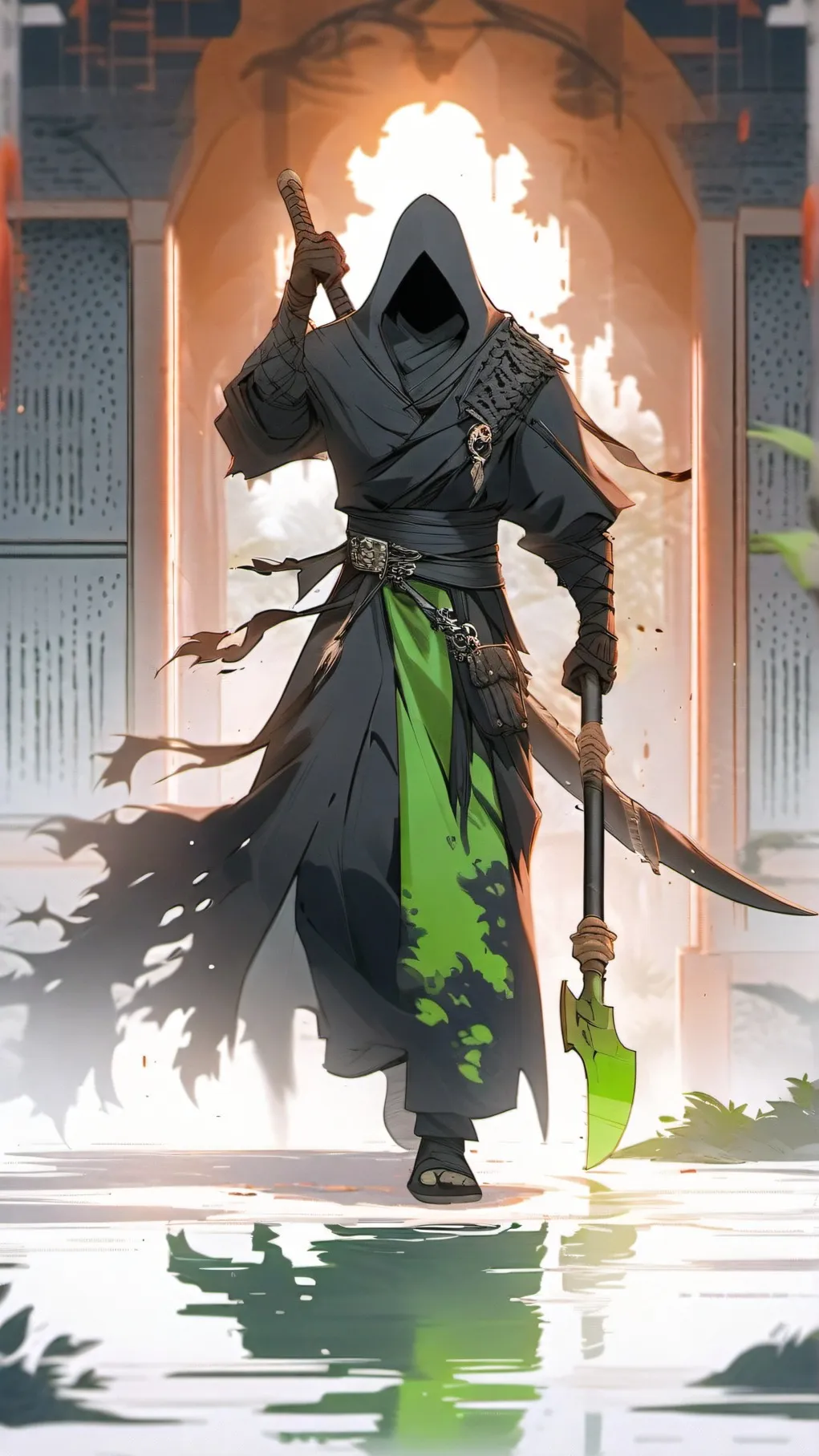 ai character: Sol background