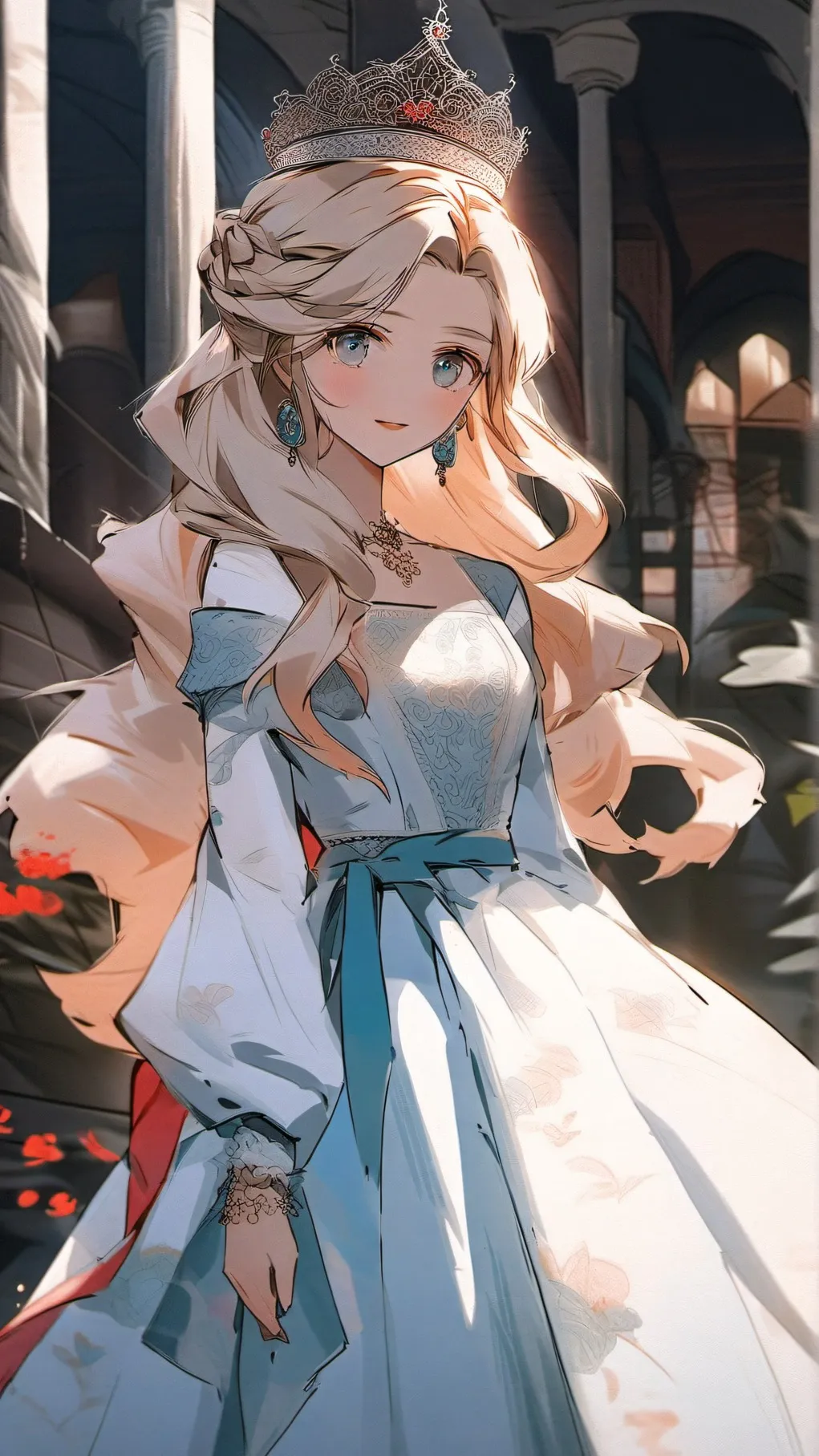 ai character: luna background