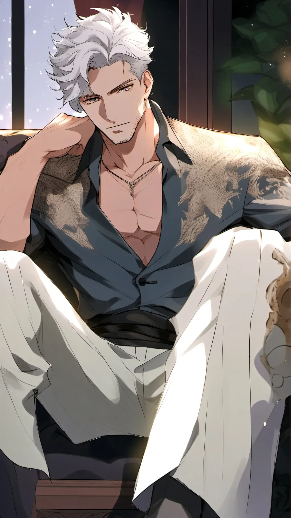 ai character: Dabi background