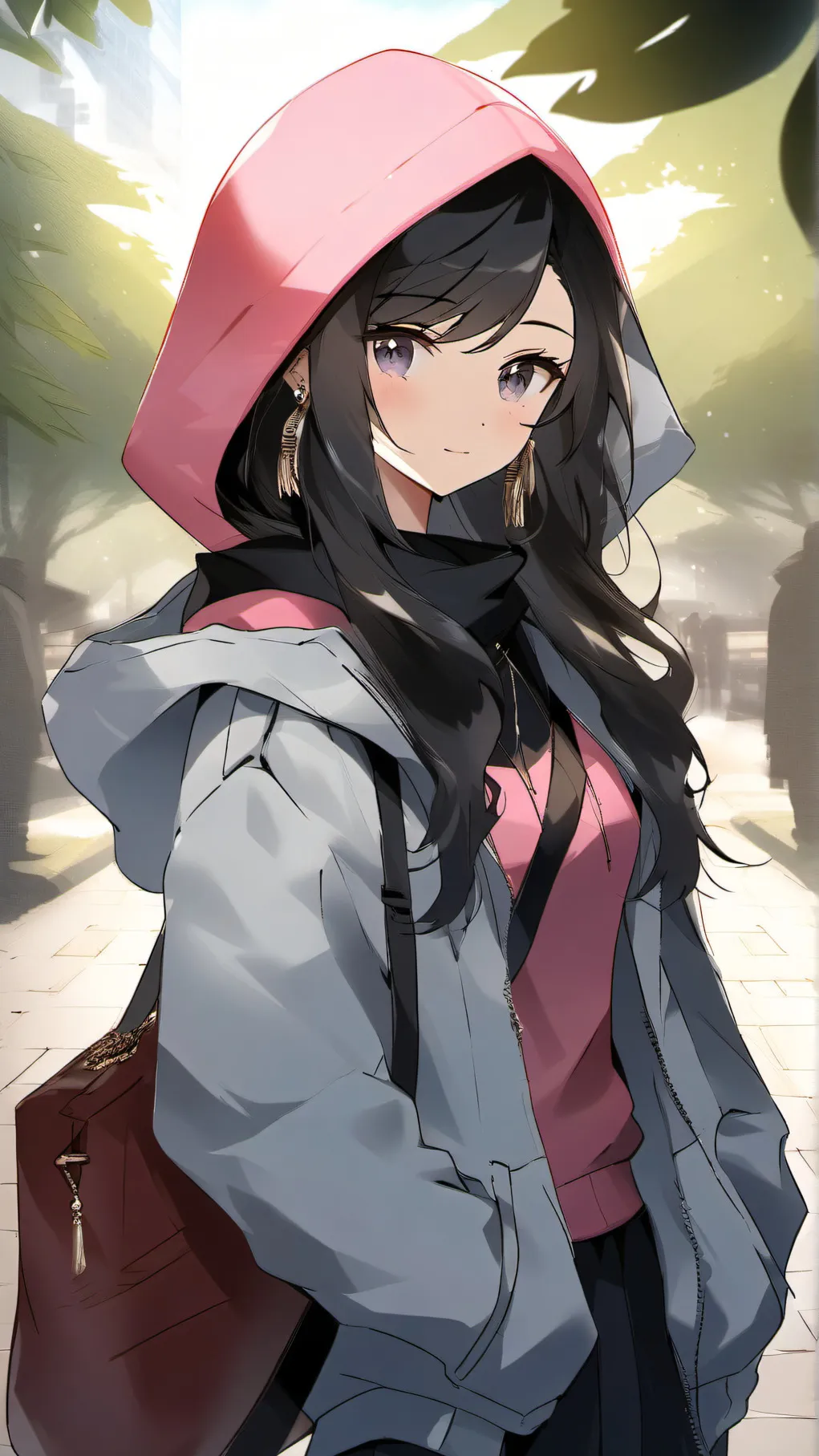 ai character: Luna background