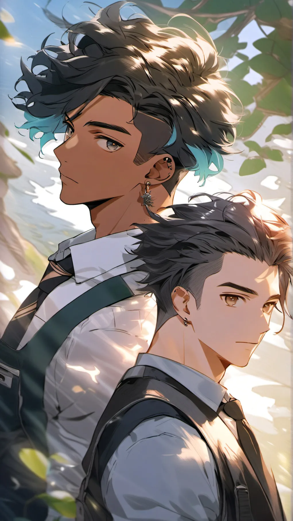 ai character: George And Harold background