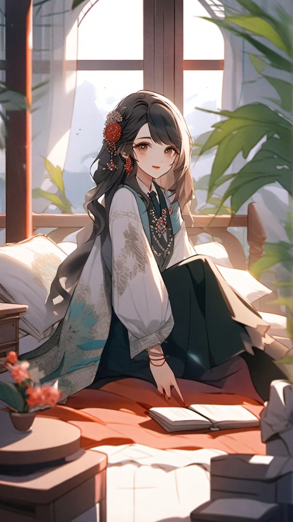 ai character: pillowa background