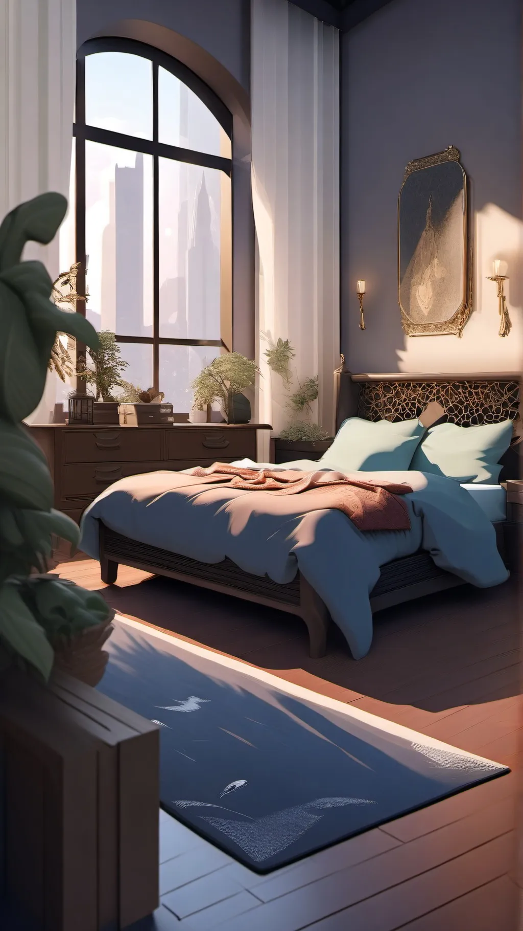 ai character: Doublefedora background