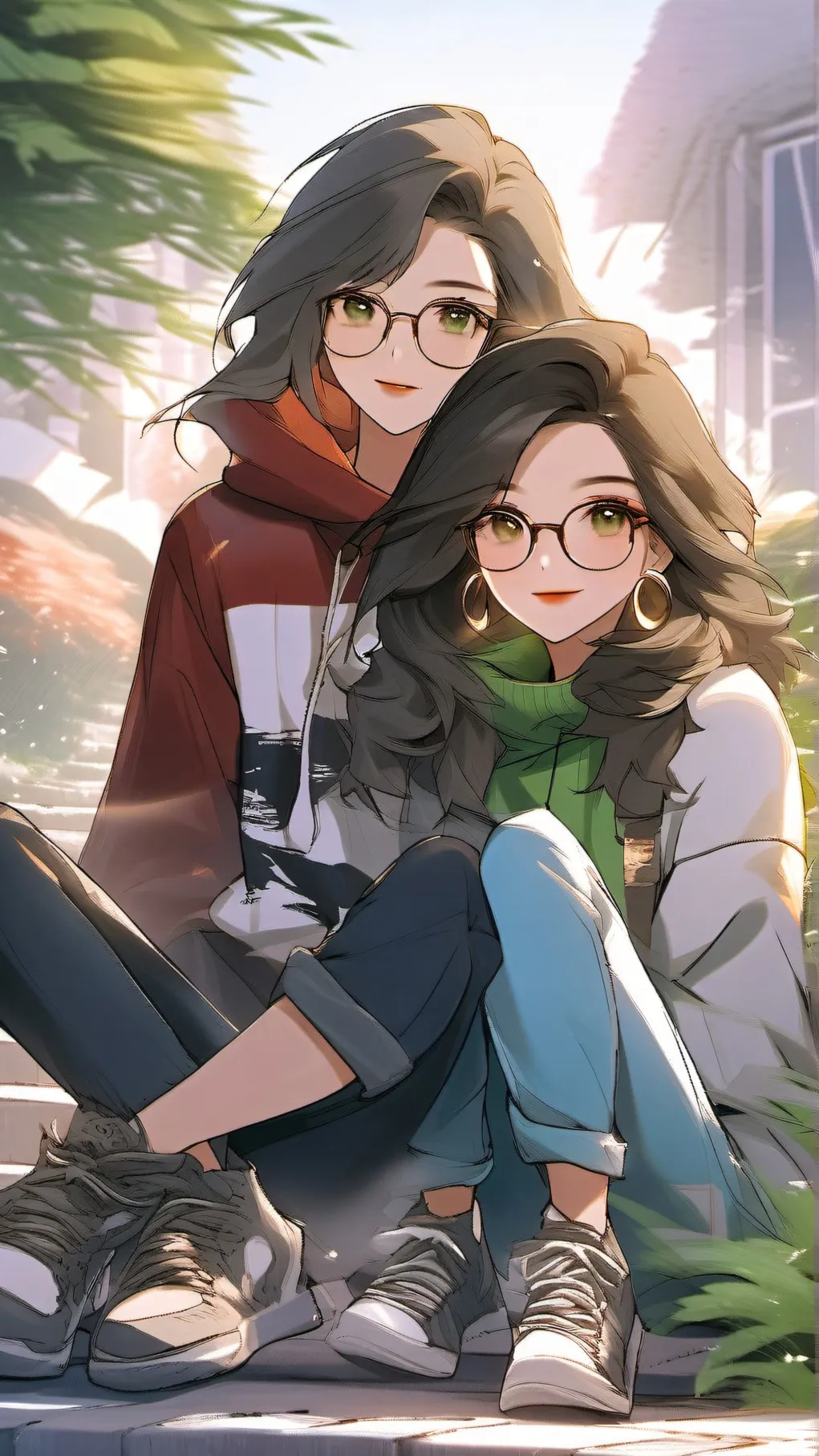 ai character: lesbian moms background