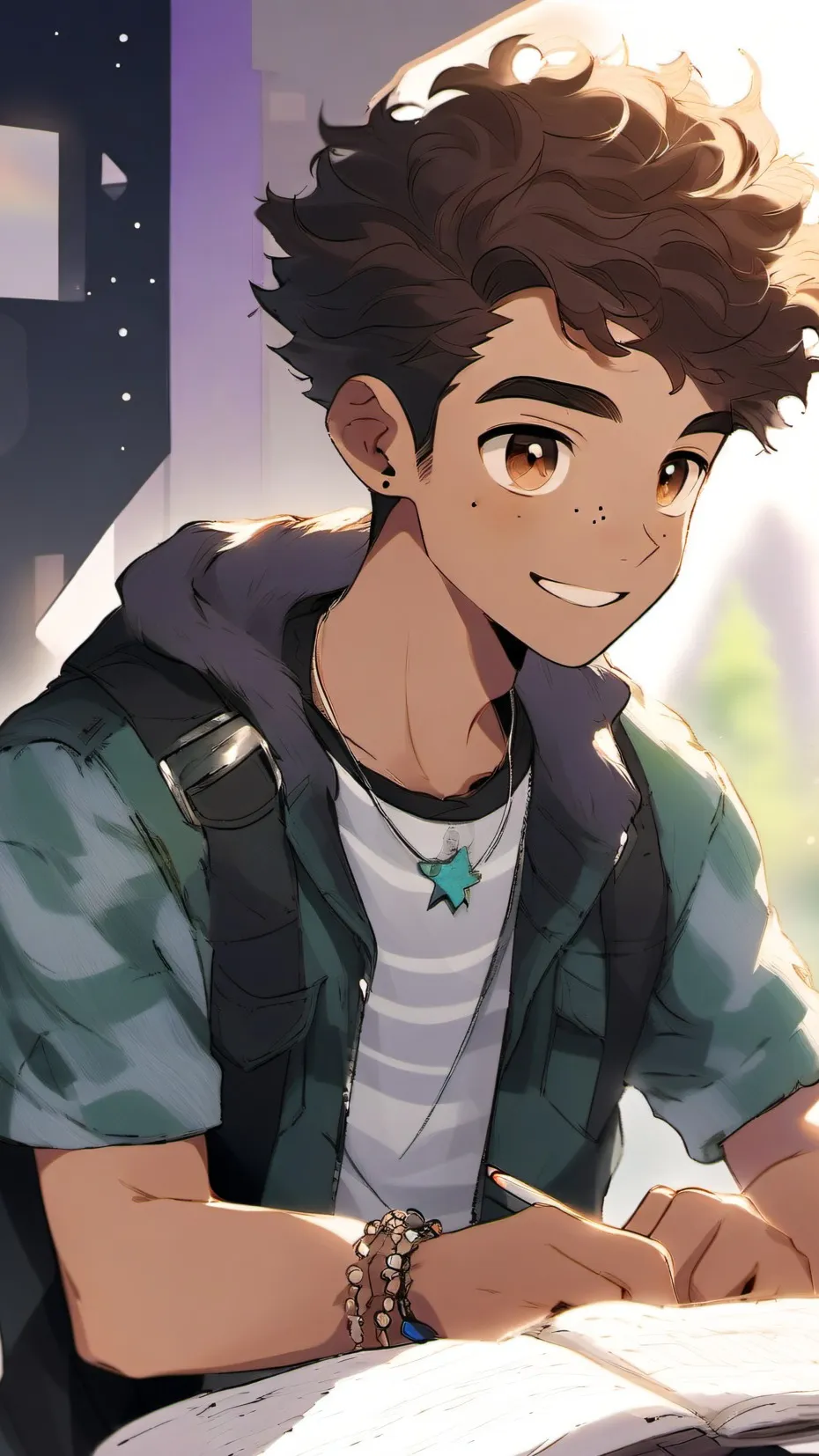 ai character: Eli background