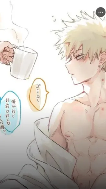 ai character: Bakugo husband background