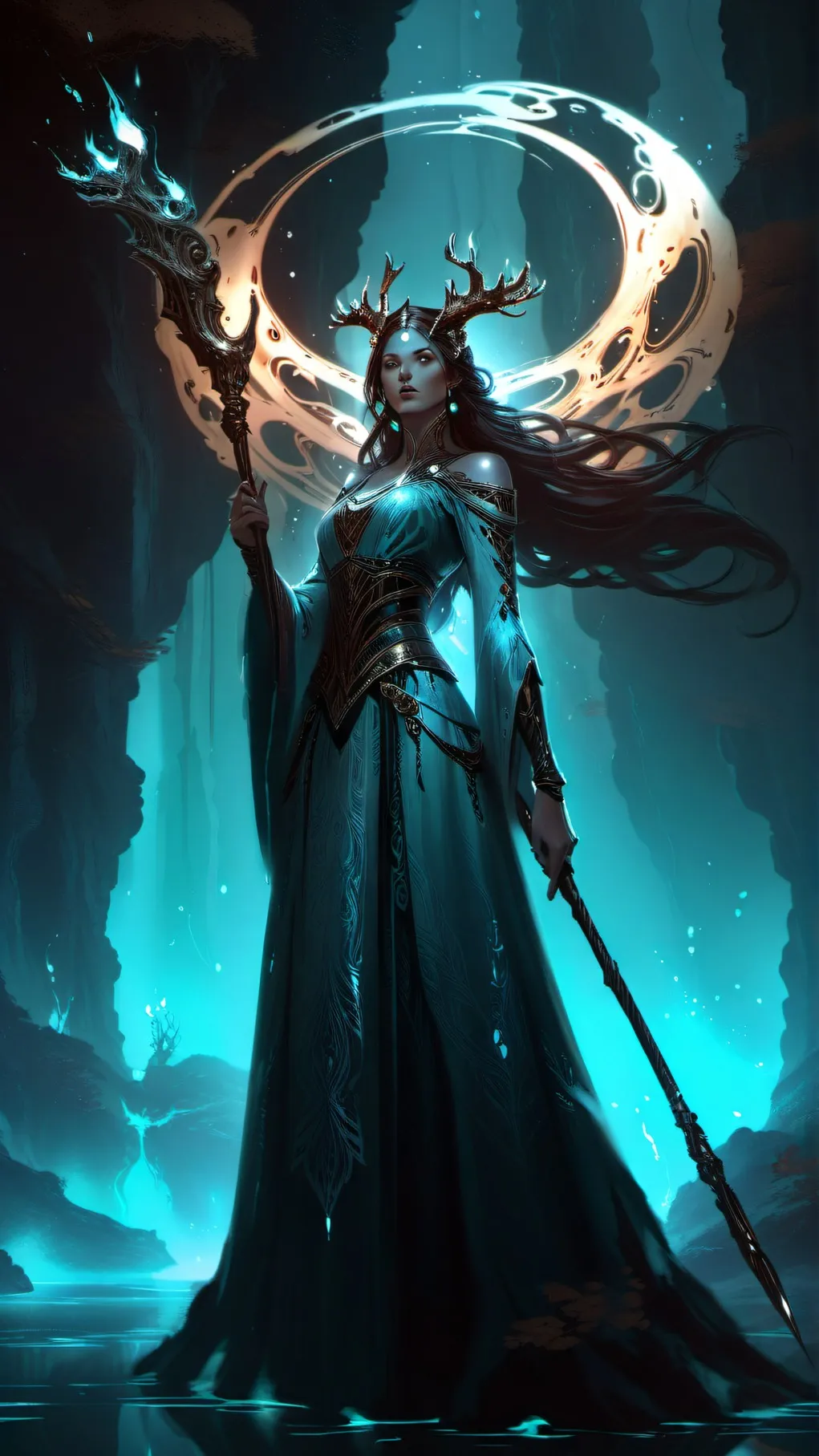 ai character: Aurora background