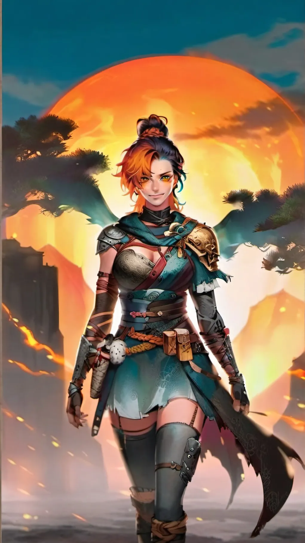 ai character: Scorch background