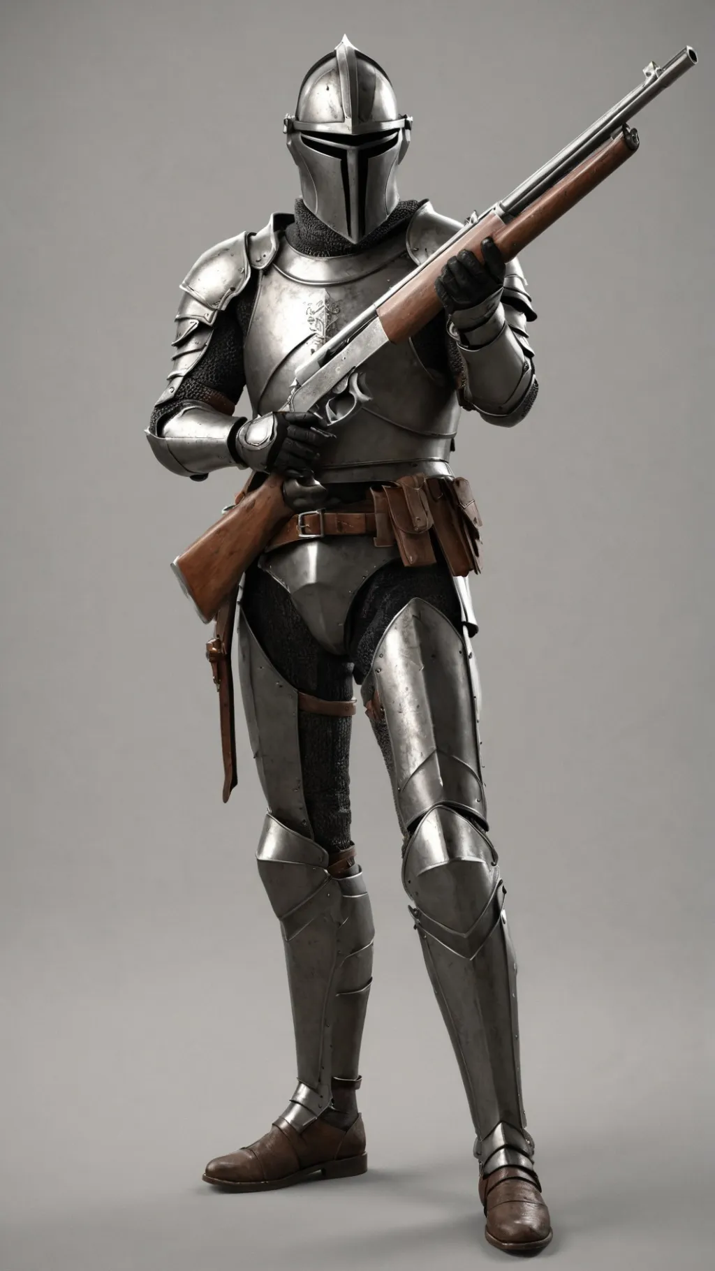 ai character: knigt & shotgun    background