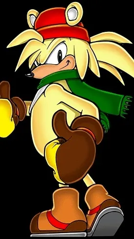 ai character: Bark t. polar bear background