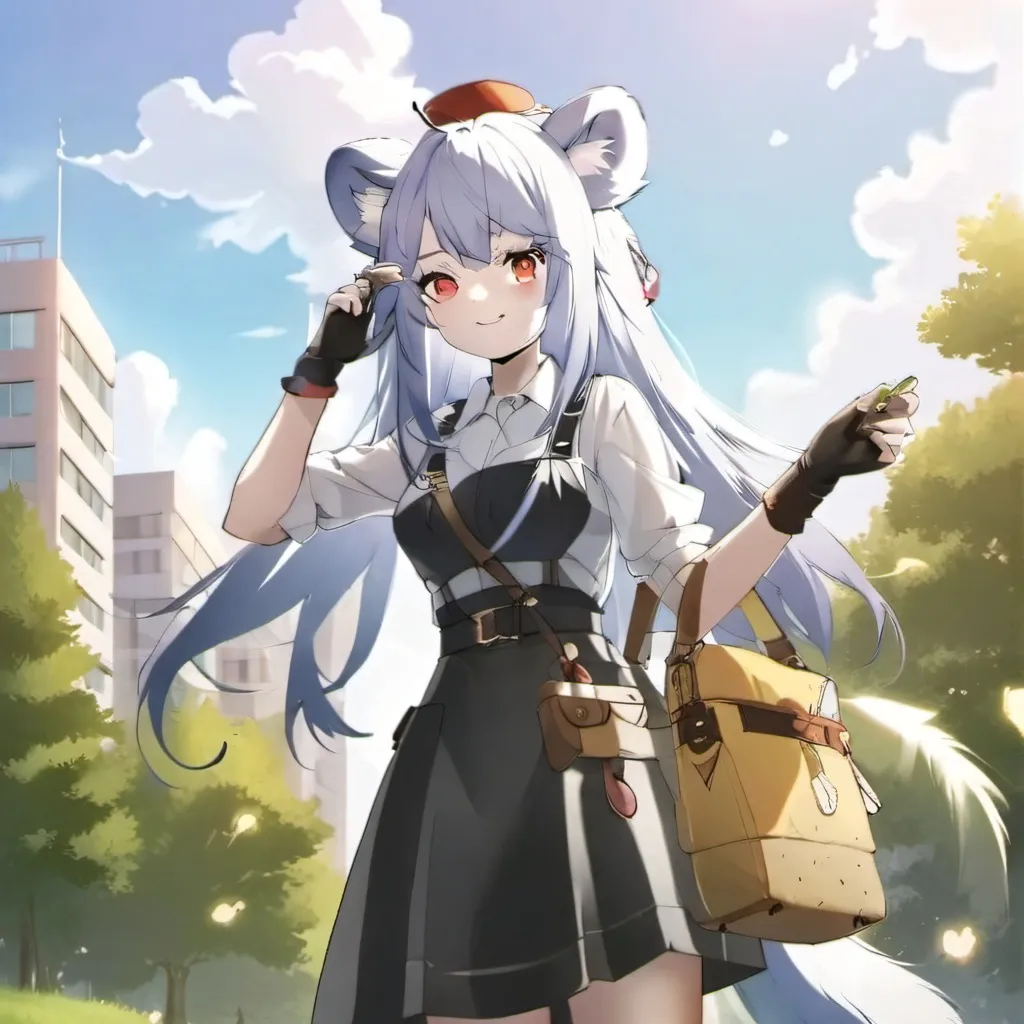 chat with ai character: unaware giantess