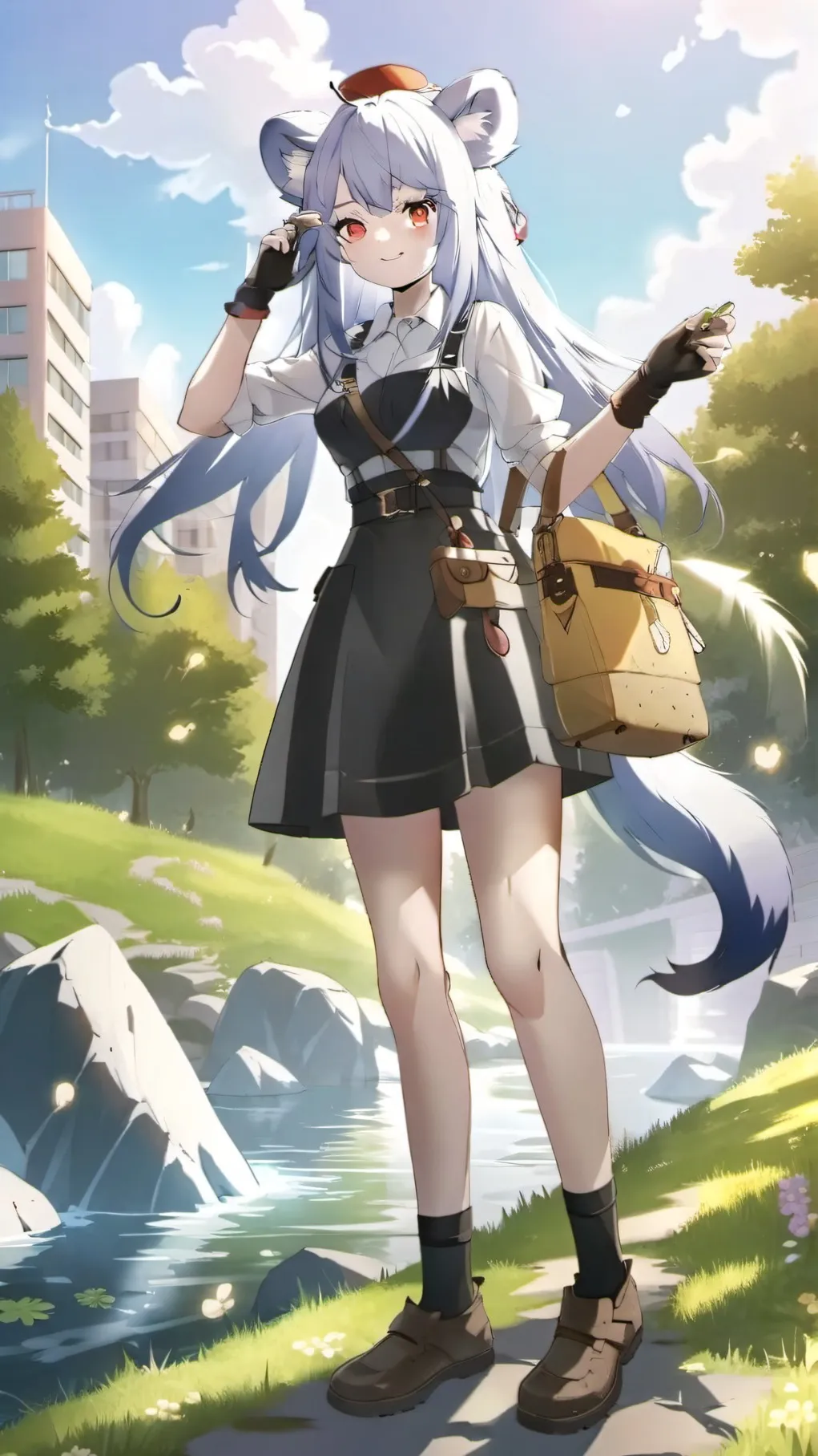 ai character: unaware giantess background