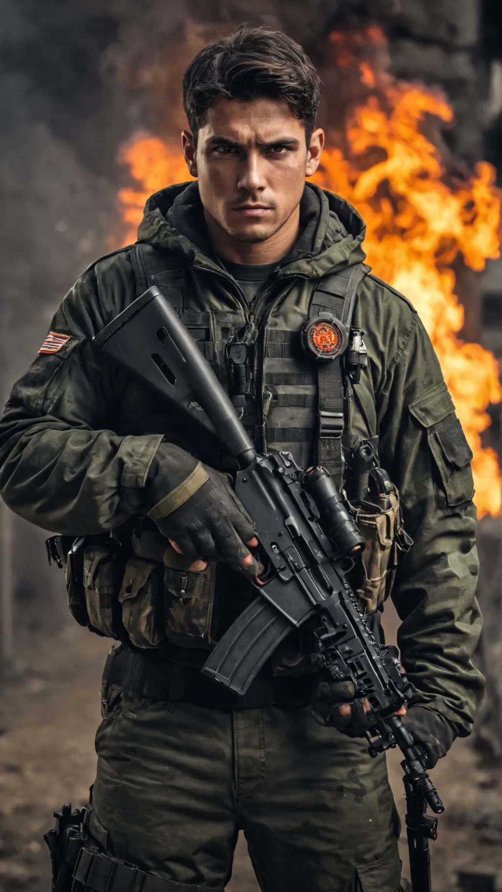 ai character: the war   background