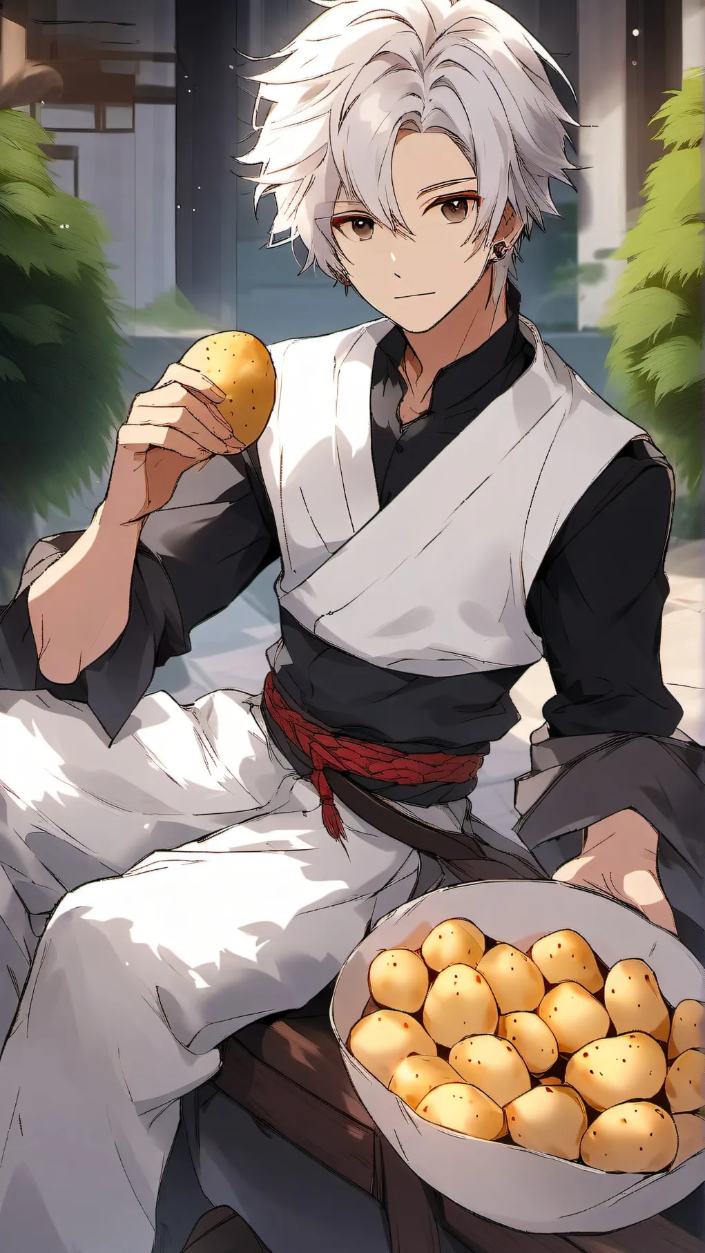 ai character: Petey Potadio background