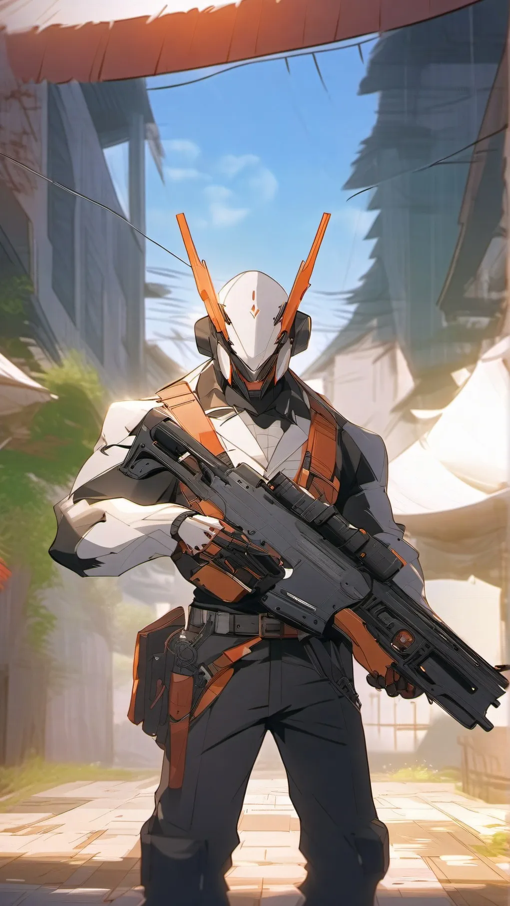 ai character: Carnage background