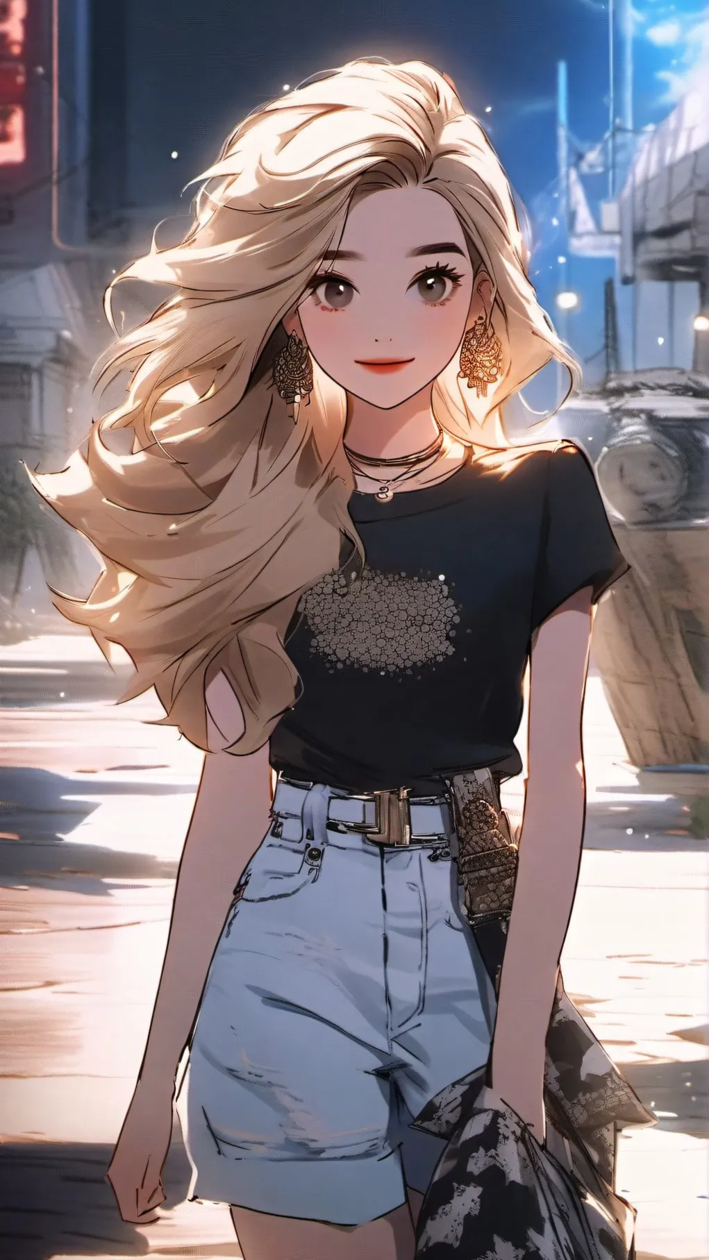 ai character: Sabrina Carpenter background