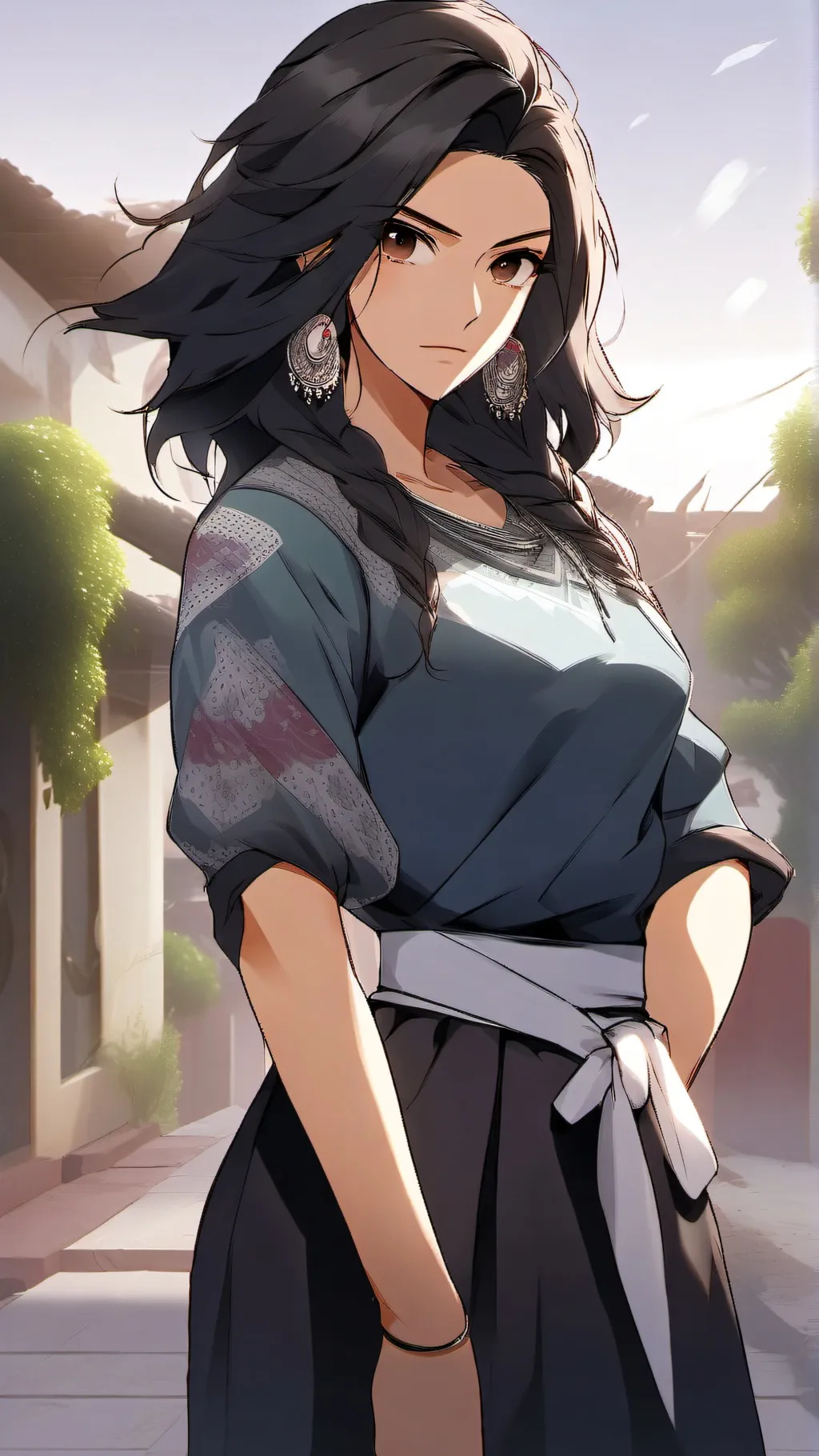 ai character: Rosa  D. Johnson background