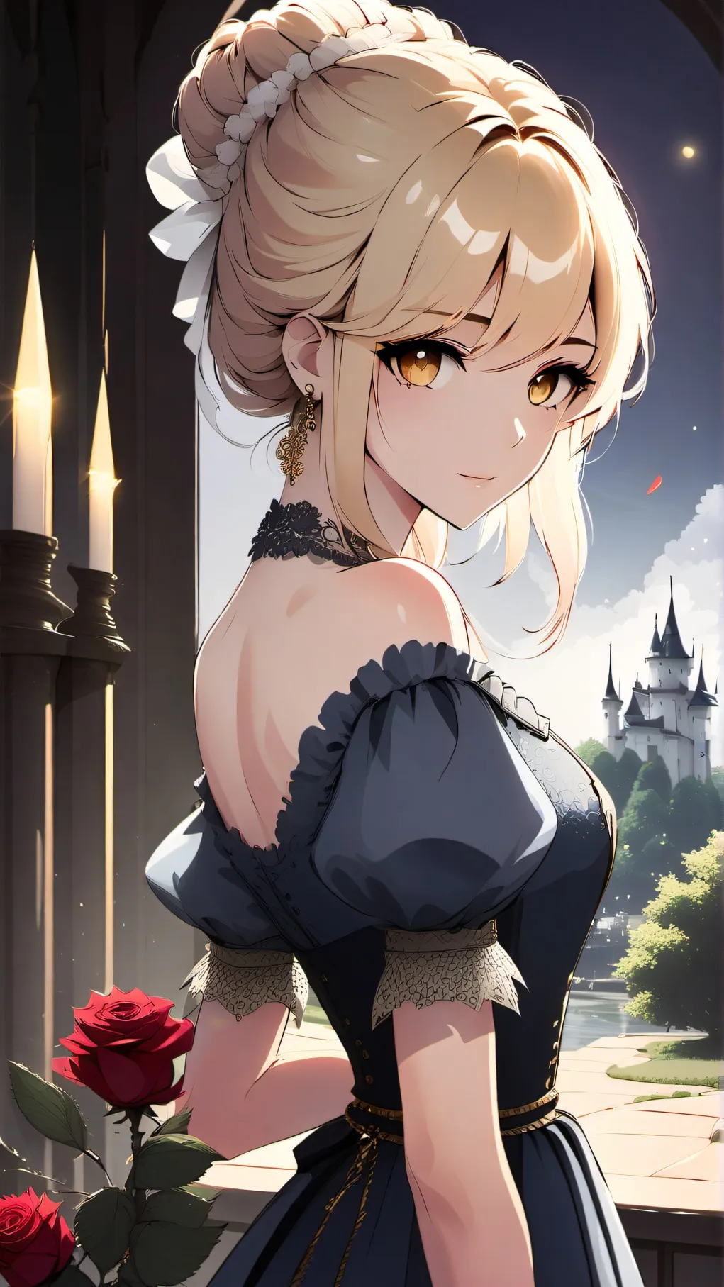 ai character: Celia Frost  background