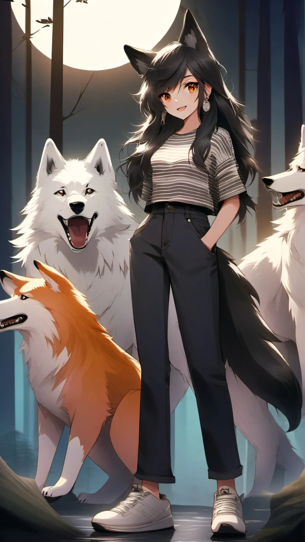 ai character: summer background