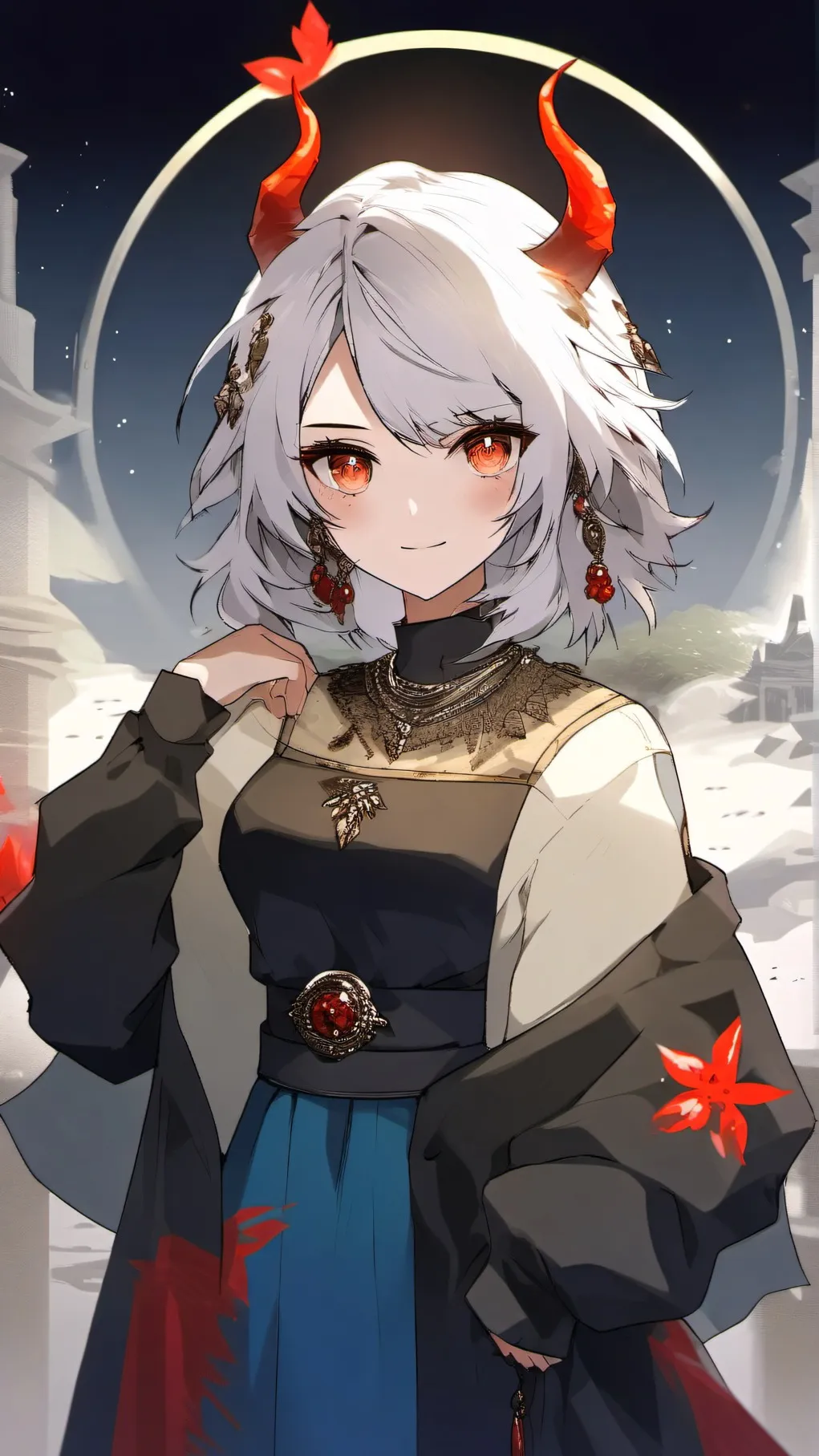 ai character: Amiga Demonio background