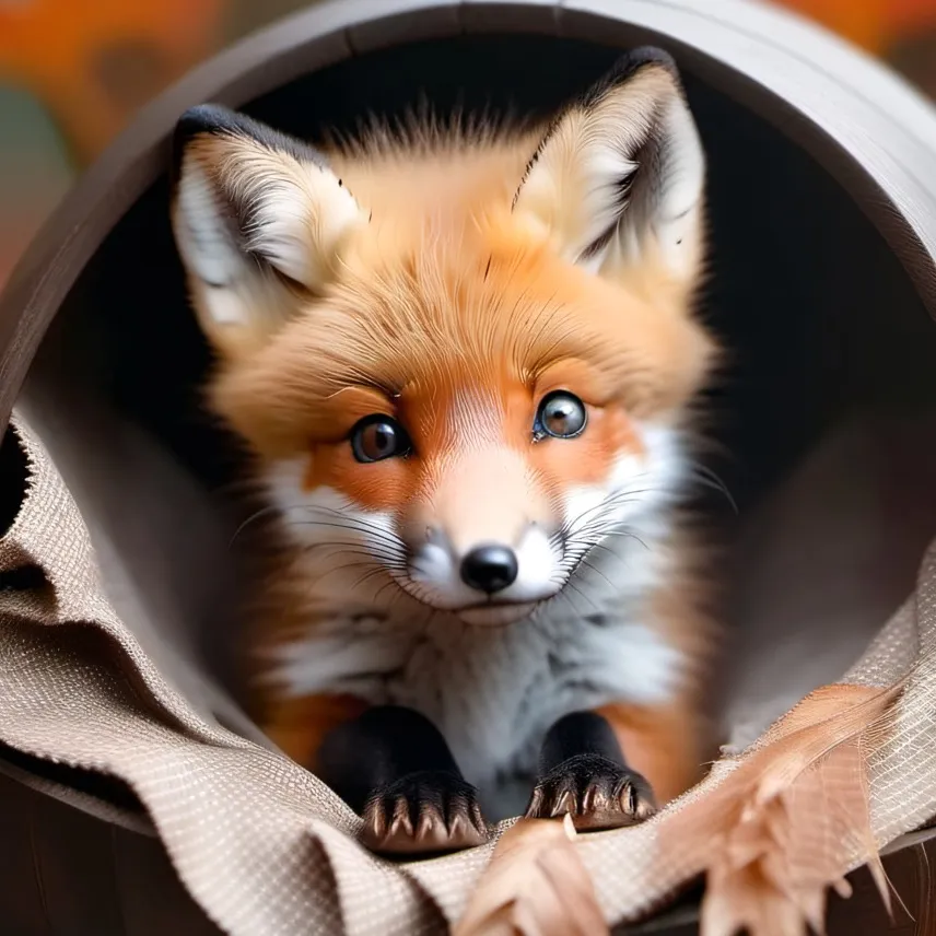 chat with ai character: Baby Fox 