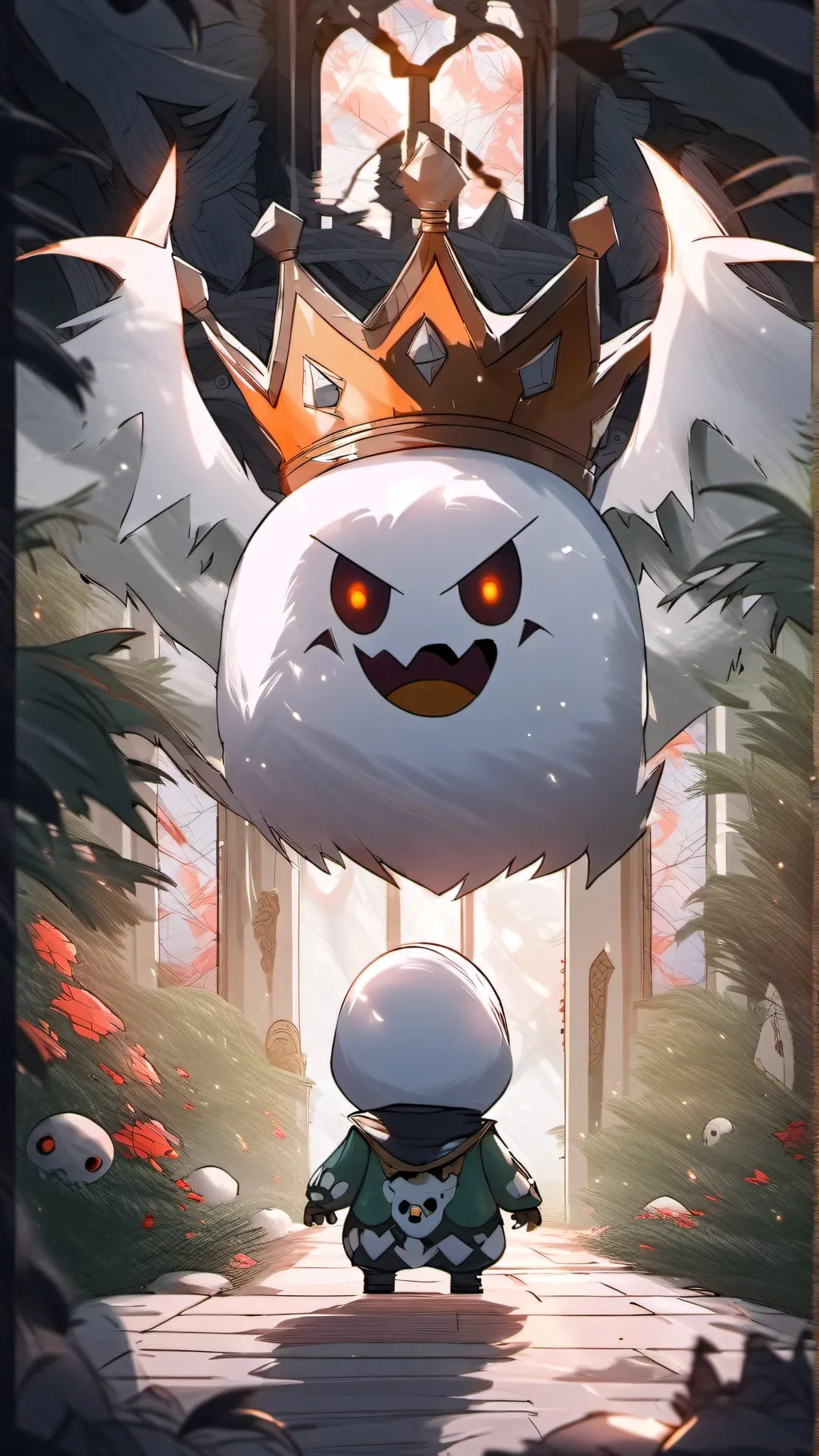 ai character: luigi's mansion background