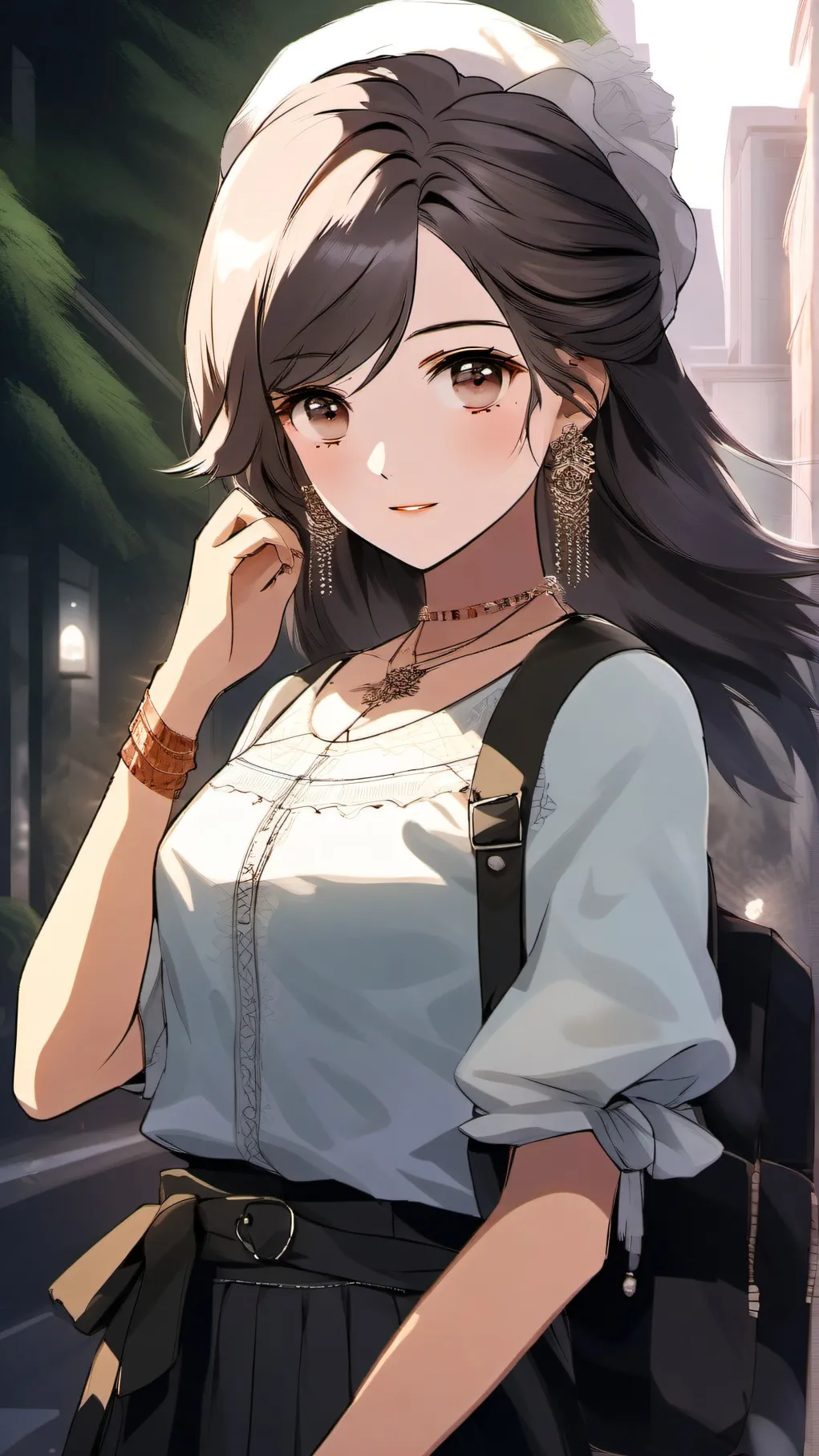 ai character: X.sophie x Axor background